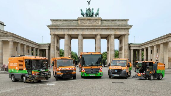BSR Fahrzeug Brandenburger Tor