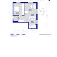 Mustergrundriss 2-Zimmer-Wohnung Neubauvorhaben Buckower Felder